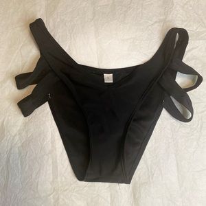 Women’s Black High Hip Bikini Bottoms